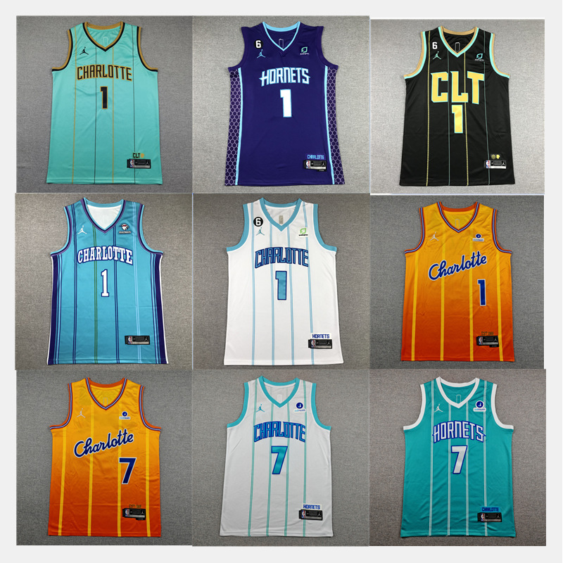 Summer Jersey Wasp 1 # Baoer Embroidered Basketball Uniforms for Teenagers Men and Women Casual Sports Vest Shorts Set