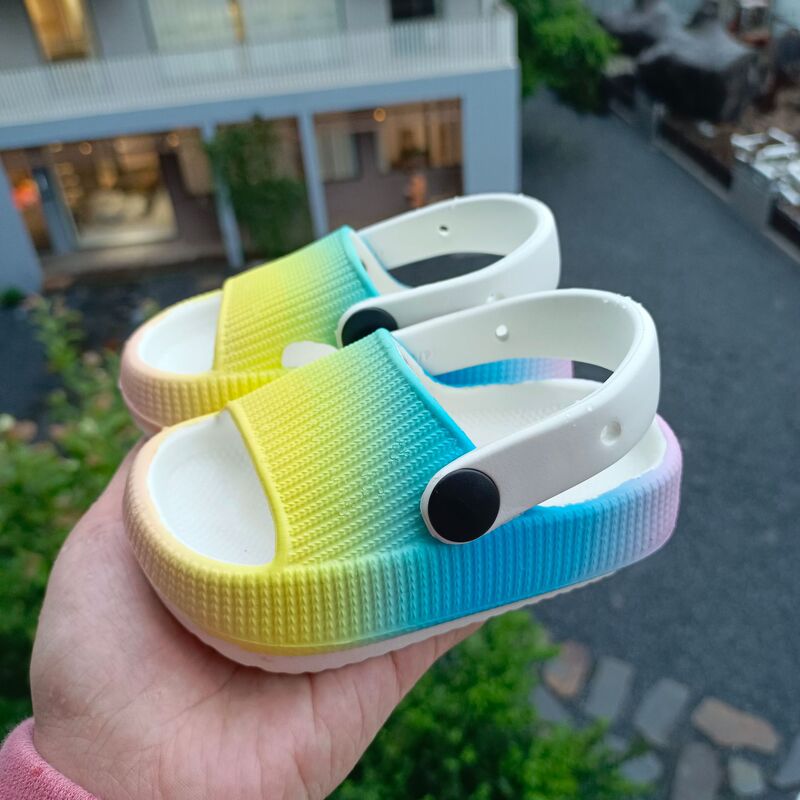 Cross-Border Foreign Trade Children's Heel-Strap Slippers for Summer, Boys and Girls Indoor Non-Slip Breathable Sandals, Support Custom Orders Cross-Border Foreign Trade Children's Heel-Strap Slippers for Summer, Boys and Girls Indoor Non-Slip Breathable Sandals, Support Custom Orders