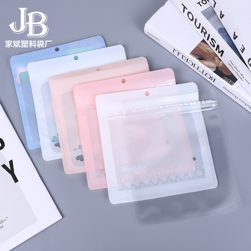 in stock composite bag bone bag underwear mask thickened transparent small size size packaging bag self-sealing three-seal bag