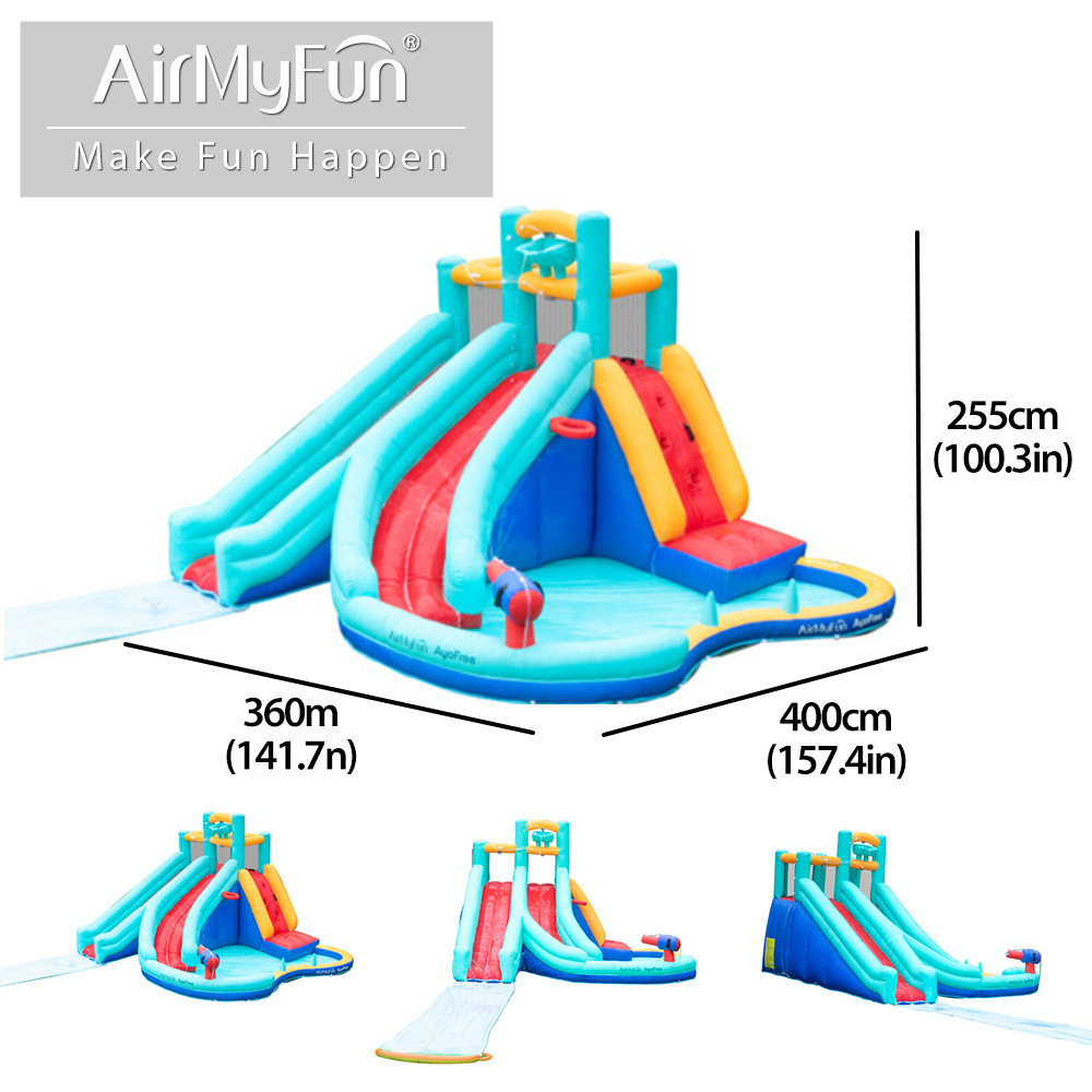 AMF| Castillo infláble para niños casero castillo de agua casero tobogan infláble para niños