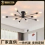北欧中山多头卧室吸顶灯