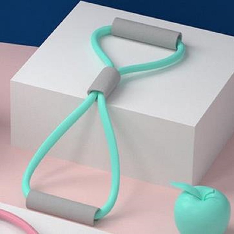 Dispositivo de tensión de ocho caracteres dispositivo de tensión de pedal espalda belleza pecho expansor Pilates yoga TPE fuente fábrica 8-dispositivo de tensión de caracteres