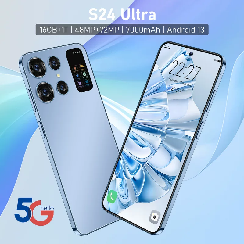 Кросс-бордер взрыв S24ultra смартфон 7,3-дюймов Incell (2+16) Android 3G завод OTG внешний торговый