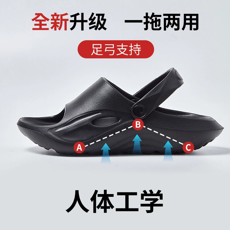 2025 тапочки Мужское вождение может носить летние наружные холодные тапочки оптовая продажа арки через шнурки