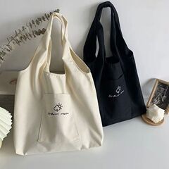 韓国版キャンバスバッグ女性秋冬個性ショルダーバッグ