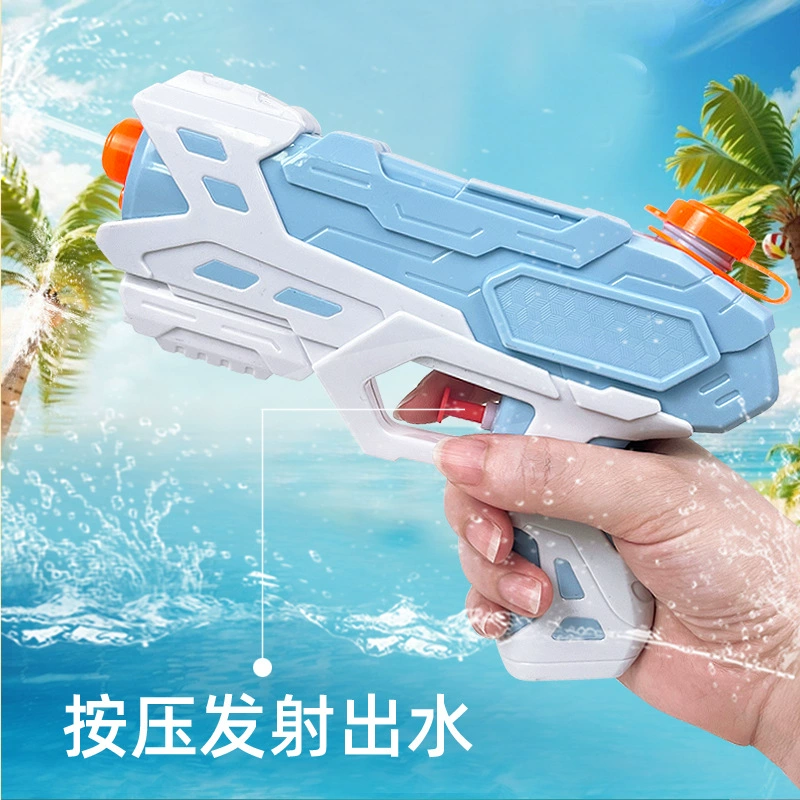Прочный пластиковый водяной пистолет, пляжный плавательный бассейн, игрушка для игр в воде, семейный стиль