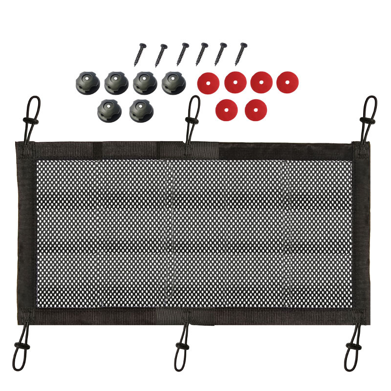 Soporte de enchufe Red de almacenamiento de devanadera sin perforaciones Fondo de mesa oculto