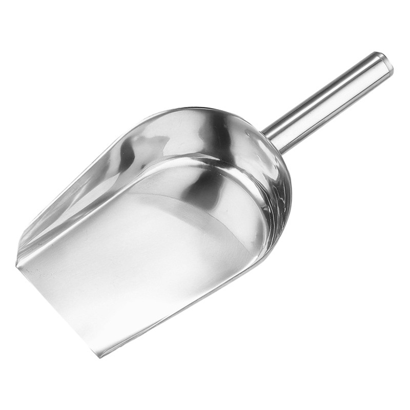 Palas de hielo de acero inoxidable 304 Máquina de hielo Palas de harina Palas de granos Palas de cubitos de hielo Palas de papas fritas Palas multiusos de té Transfronterizo