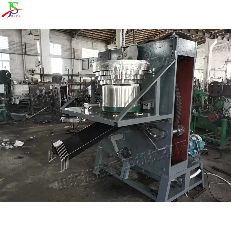 Máquina de producción de gancho de barril de alambre de metal cubo mango que hace equipo automático de alimentación mango gancho que forma la máquina