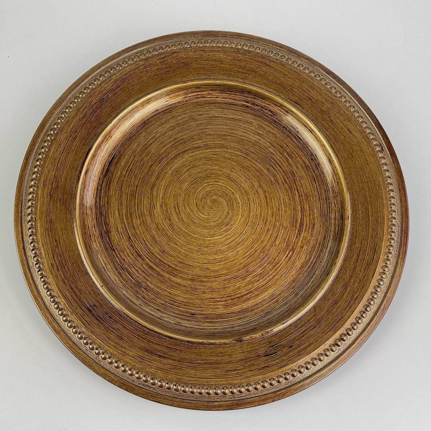 Platos decorativos para fiestas de boda transfronterizas, bandejas decorativas para frutas pintadas con aerosol, serie de colores metálicos vintage, directo de fábrica, lujo ligero.