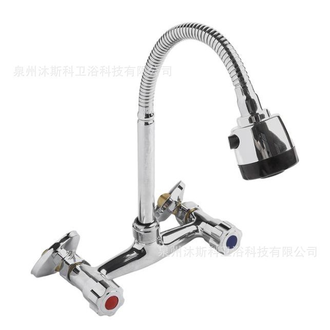 Grifos de cocina en la pared grifos de cocina grifos de cocina transfronterizos comercio exterior al por mayor brazo robótico plegable universal a prueba de salpicaduras grifos de agua caliente y fría