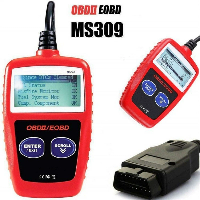 MS309 OBD2 CAN BUS Engine Reader Автомобильный детектор неисправностей Обновление 10 языков