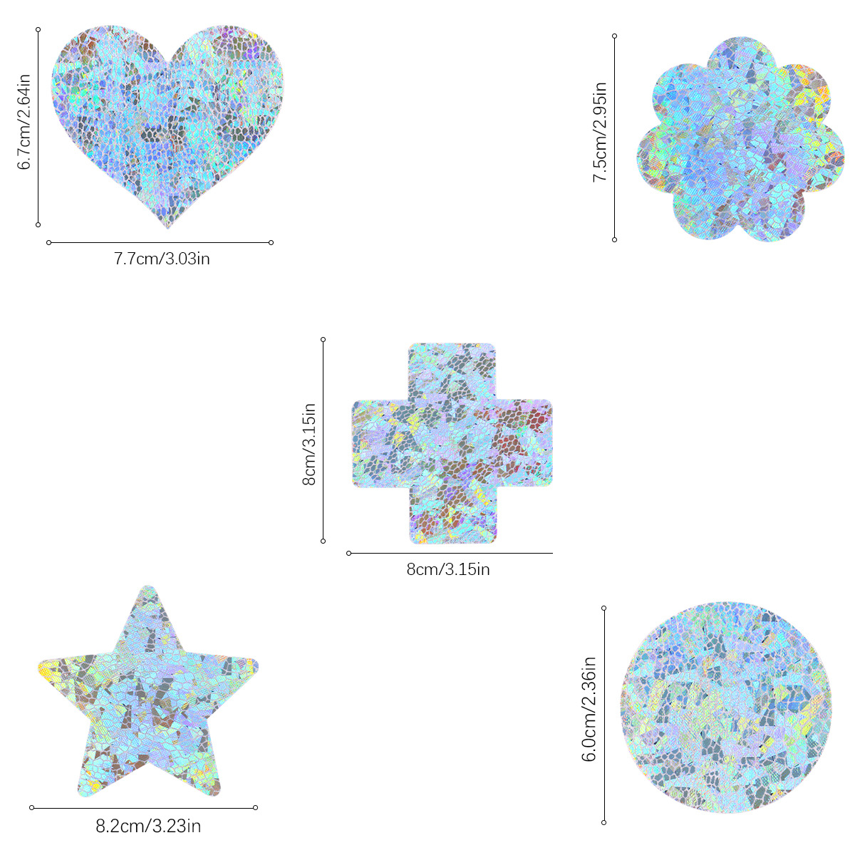 Amazon pegatinas en el pecho transpirable fino lindo anti-Bump pezón Pegatinas en el pecho sexy amor transfronteriza pegatinas de mama desechables