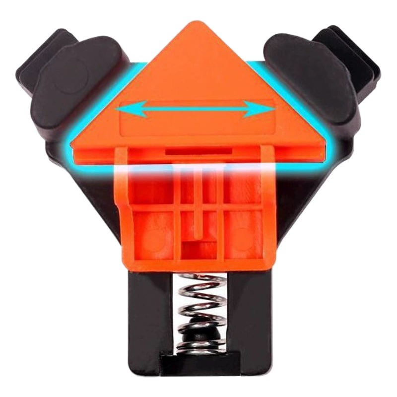 Деревообрабатывающий прямоугольный зажим 90 ° Фоторамка зажим рамка зажим домашний инструмент деревообработка быстрый зажим