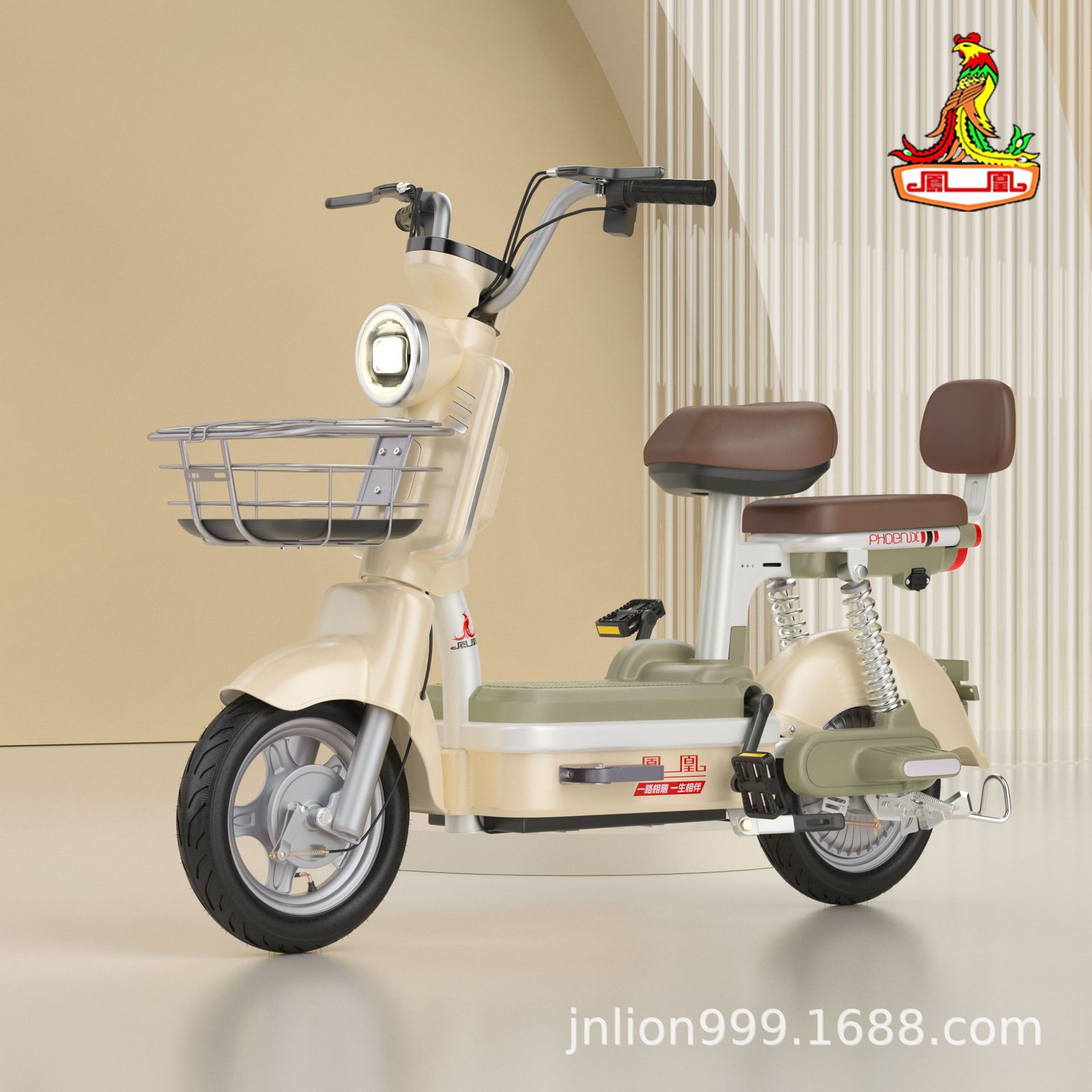 Phoenix 2024 nueva bicicleta eléctrica retro moderna niña pequeña nueva bicicleta eléctrica estándar nacional coche de batería de transporte