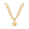 Sweatshirt hip-hop style, brand sweater, chain for key bag  heart-shaped, necklace, accessory, pendant, light luxury style