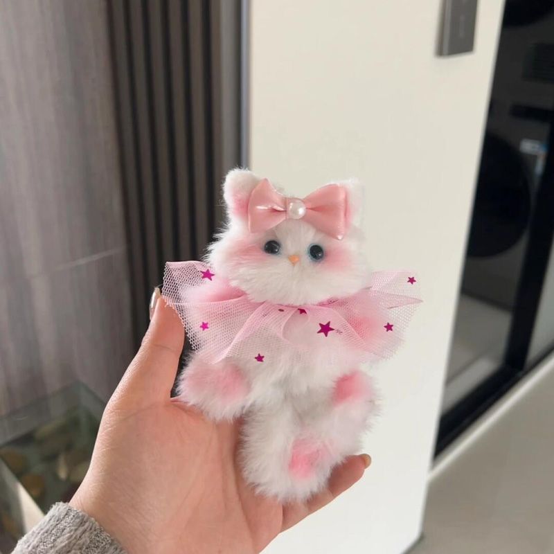 Halloween Twist Stick Kitty Colgante hecha a mano DIY material bolsa colgante regalo de cumpleaños para novia