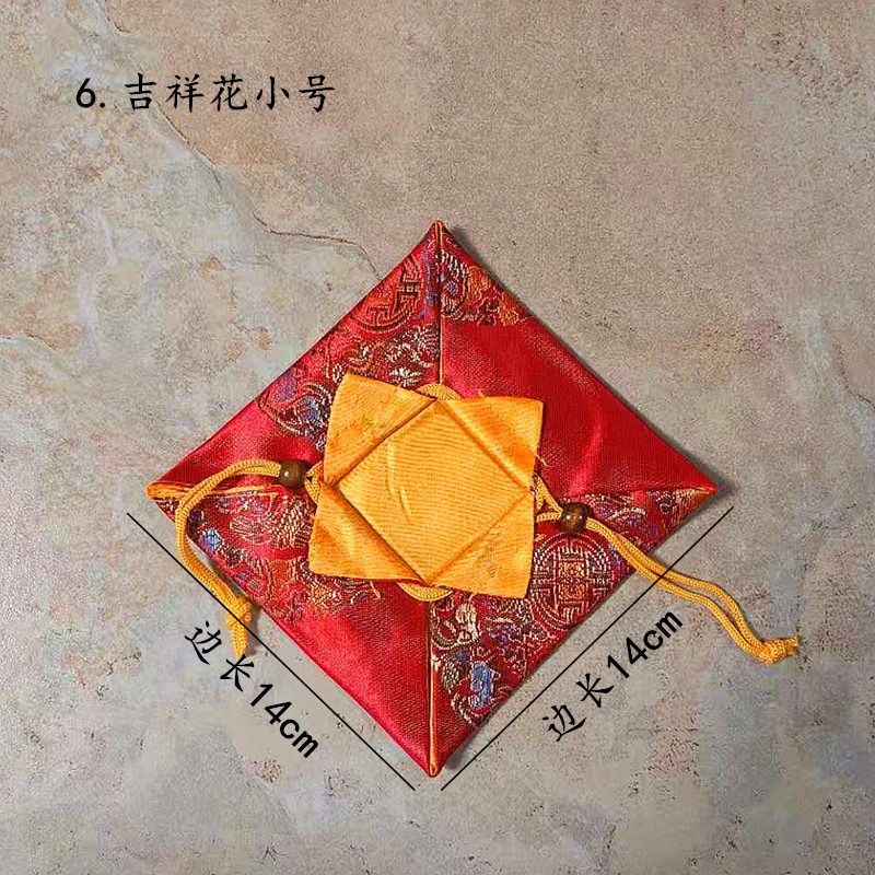 6. 상서로운 꽃 작은 크기 14*14cm 면 가장자리 길이 크기