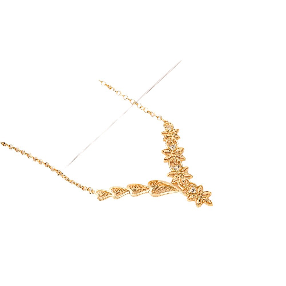 Europa y América opciones transfronterizas collares joyas juegos de joyas de mujer collares de orejas de bronce joyas de moda de Oriente Medio image 6