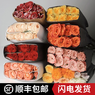 Yunnan rose fresh home base straight hair home hydroponic fresh cut flower festival cross-border factory a wholesale