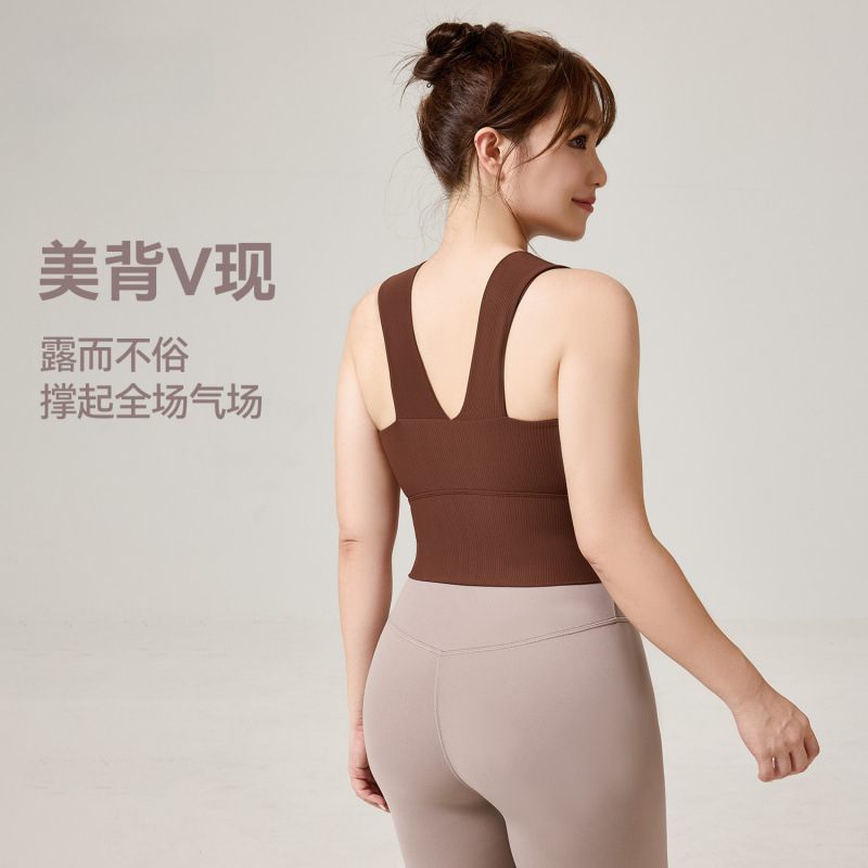ropa interior deportiva de tamaño grande chaleco deportivo femenino antichoque de alta elasticidad plástico gran pecho ropa de yoga mm grasa sujetador de fitness conjunto