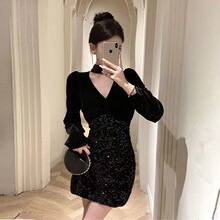25��ʽ�����¿�����ȹ�＾���������Ƭ����ƴ������ȹ�Ӷ�ȹ����