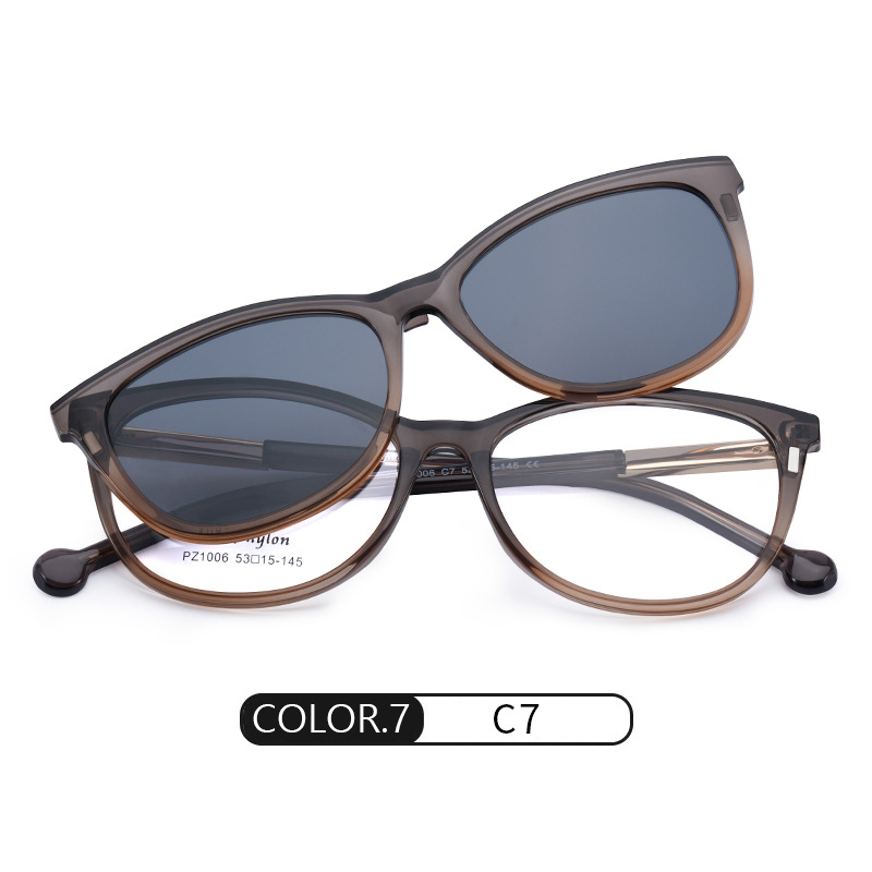 Nuevas gafas de sol magnéticas polarizadas PZ1006 gafas de sol de protección solar al aire libre de moda en la calle pueden equiparse con gafas de luz azul a prueba de miopía