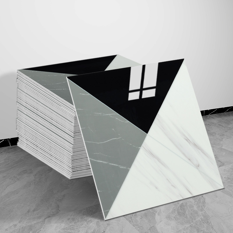 跨境专供自粘防水防油翻新放瓷砖瓷砖贴假装厨房卫生间自粘壁纸