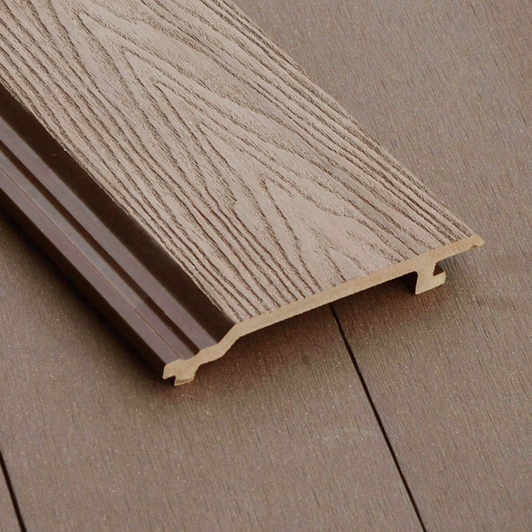 Madera de plástico en relieve 3D tablero pequeño piso de madera de plástico tablero de pared al aire libre madera ecológica al aire libre wpc panel