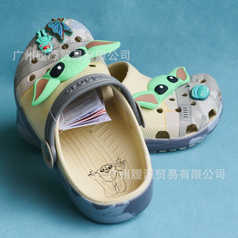 Crcc Shika Classic Star Wars Мужская и женская пещерная обувь Баотоу Родина и ребенок обувь Песчаные сандалии 209482