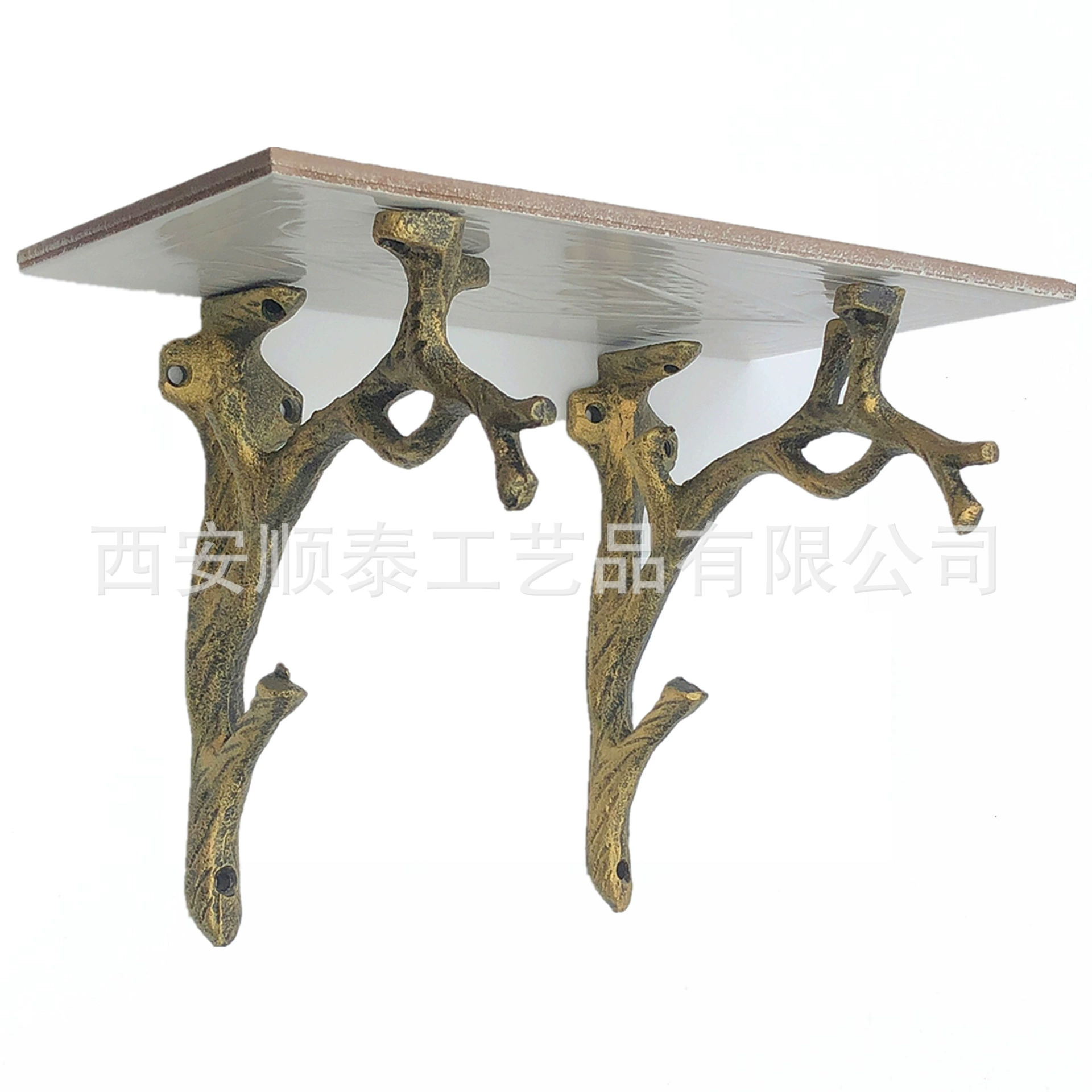 Европейский и американский классический треугольный кронштейн, настенная пластина с прорезями для хранения, утолщенная фиксированная перегородка, прямоугольный чугунный каркас, опорный кронштейн