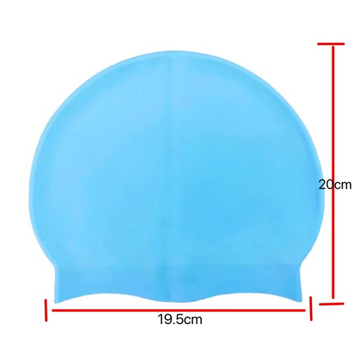 Manufacturer supplies three-eyed fish silicone swimming caps for adults and children, waterproof flat 55G silicone caps