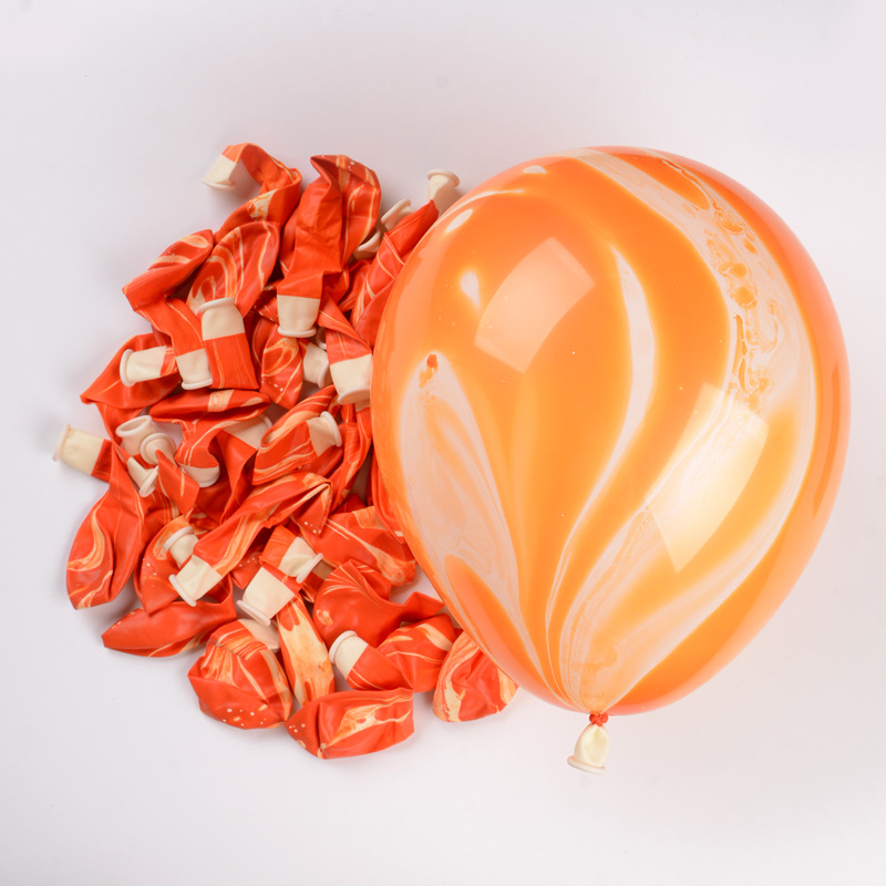 2,2G 10 pulgadas ágata patrón globo decoración boda Boda Sala Centro Comercial atmósfera diseño decoración colorido nube color látex bola