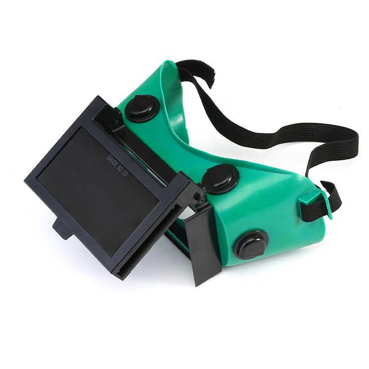 新款黑玻璃防护眼罩XS Glasses 防强光氩弧焊气保焊电焊眼罩