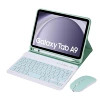 Green keyboard, mouse, bluetooth