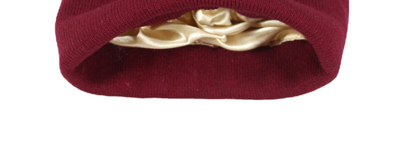 Cappello da donna lavorato a maglia in raso acrilico invernale colorato e autunnale_voghion.com