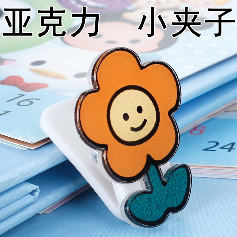 Cute acrylic plastic cartoon photo, storage system, classification