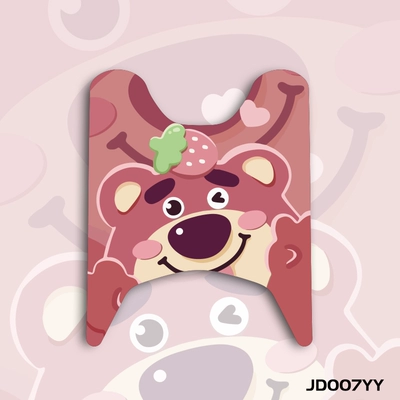 Motorcycle pedals: Foot Pedal Personalized Rubber Mat - jd007yy-tongue-strawberry-bear