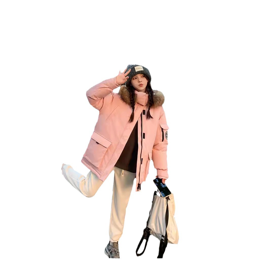 2024 nuevo invierno plumón chaqueta de algodón de invierno para mujeres largas inns herramientas de algodón de los estudiantes chaqueta de algodón de abrigo grueso image 6