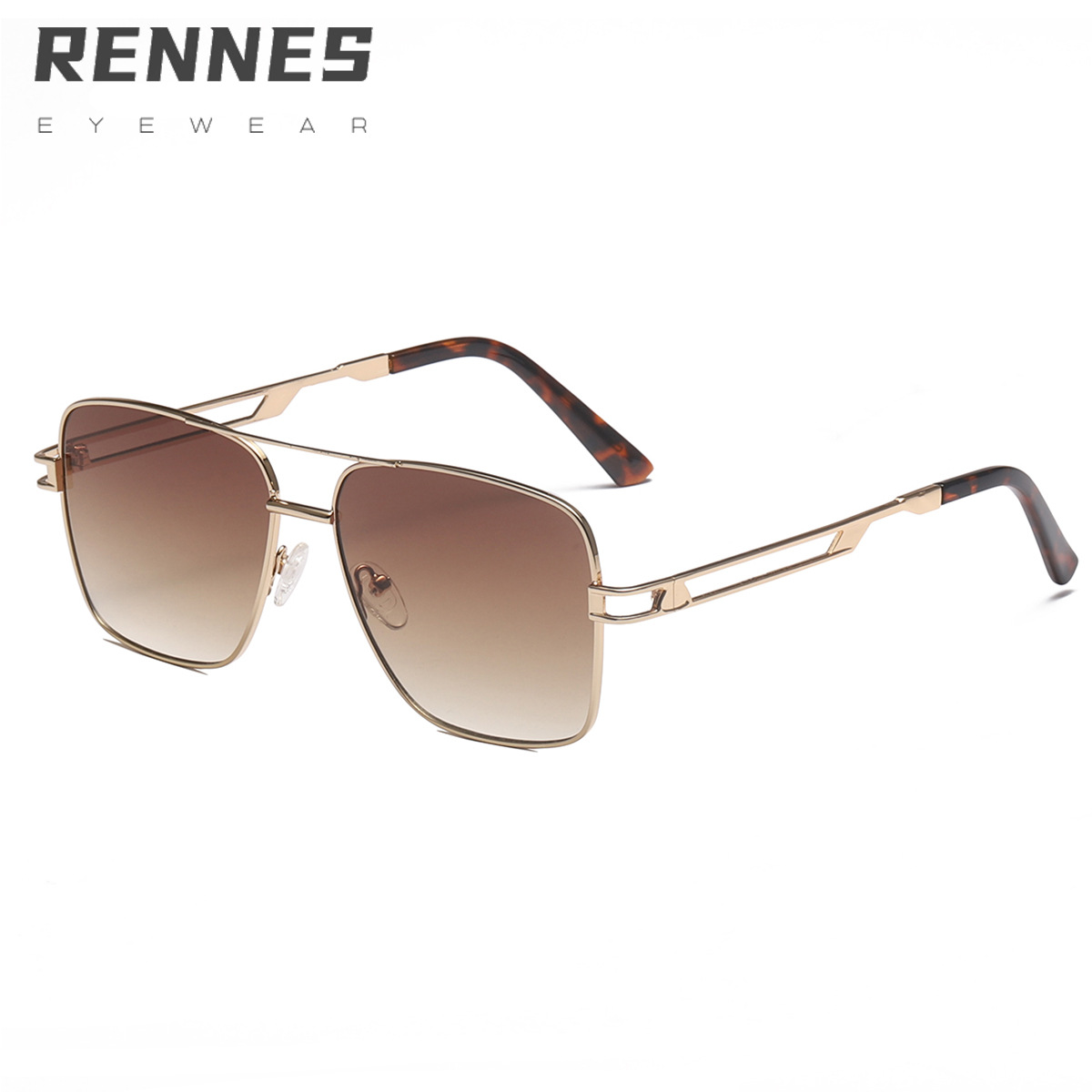 2022 nueva transfronteriza gafas huecas gafas de sol pierna personalidad europea y americana hombres y mujeres gafas de sol de moda gafas de sol 550