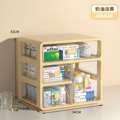 医药箱多层大容量透明抽屉式收纳箱家用学生宿舍药物品医疗