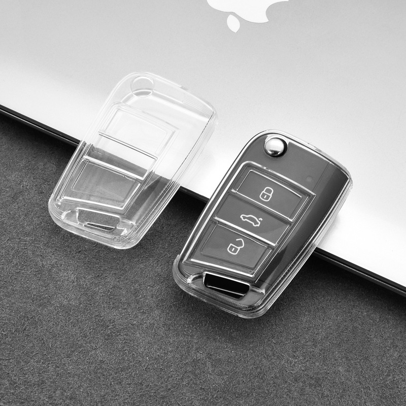Huan Yue Car Key Protective Cover Transparent Shell Suitable for Volkswagen Car Key Shell Lavida Sagitar Bora Tiguan Huan Yue Car Key Protective Cover Transparent Shell Suitable for Volkswagen Car Key Shell Lavida Sagitar Bora Tiguan