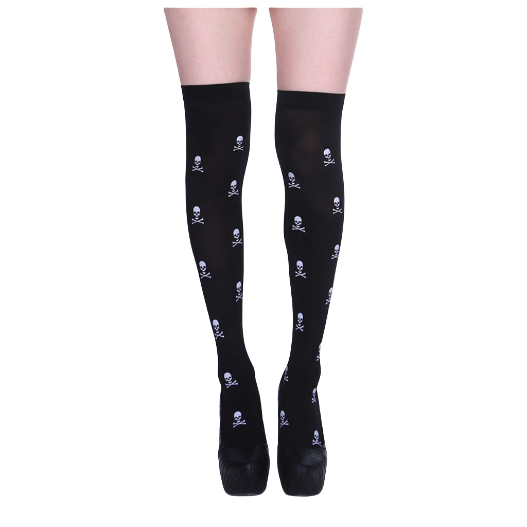 Los fabricantes suministran las medias del Festival del partido de Halloween Festival visten accesorios de ropa calcetines sobre la rodilla calcetines de sangre calcetines de enfermera