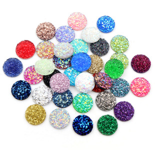 8mm 10mm 12mm resin color gradient star patch handmade DIY clothing accessories