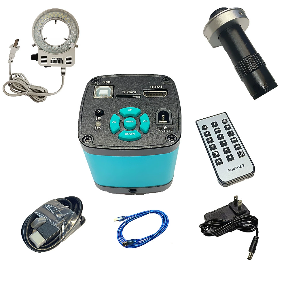 1080P HD 48 миллионов HDMI USB электронный микроскоп 100-кратный непрерывный зум промышленная камера костюм