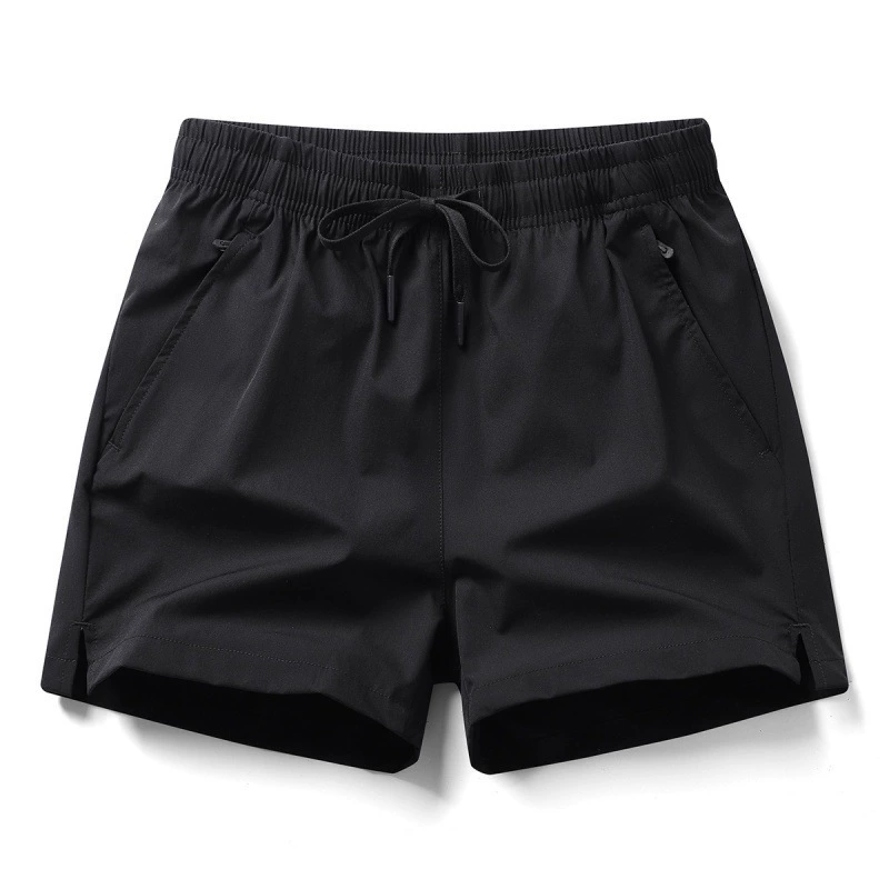 Парные быстрые сухие ледяные шелковые спортивные шорты мужские летние эластичные свободные фитнес повседневные беговые тренировочные штаны