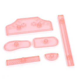6pcs运动球鞋翻糖蛋糕模具 塑料饼干压模DIY创意烘焙造型装饰工具