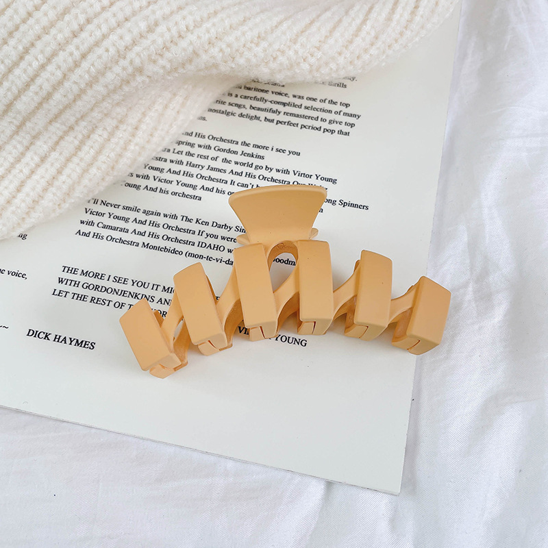 Pinza de Pelo Grande de Alta Gama para Mujer, Pinza de Pelo Acrílica Versátil para Cabello Grueso en la Parte Posterior de la Cabeza, Accesorio para el Cabello con Pinza de Garra.