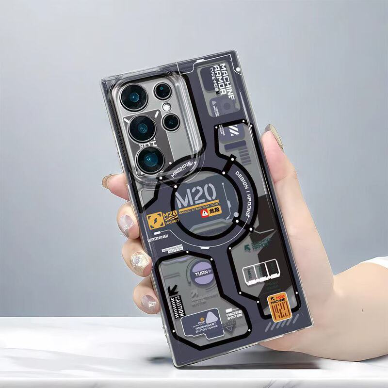 Mechanical Pattern Suitable for Samsung S23S22S21Pluss20S10S24Ultra Mobile Phone Case Note2010+