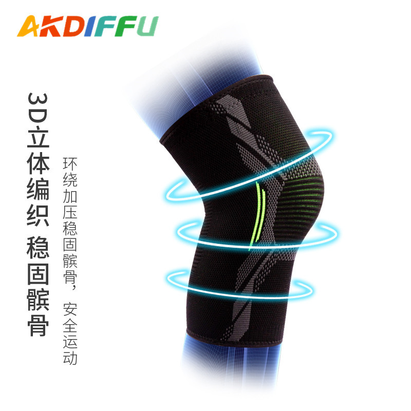 Rodillas deportivas, rodillas de jersey de nylon transfronterizas, rodillas de baloncesto, rodillas de apoyo caliente, rodillas protectoras, fabricantes